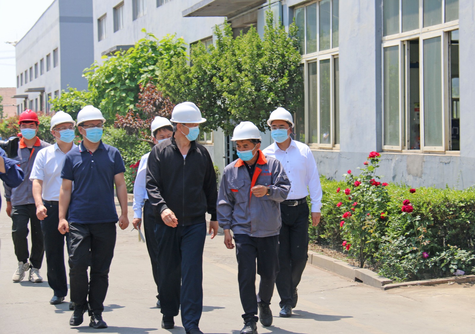 縣領(lǐng)導(dǎo)一行蒞臨山東浩順視察指導(dǎo)